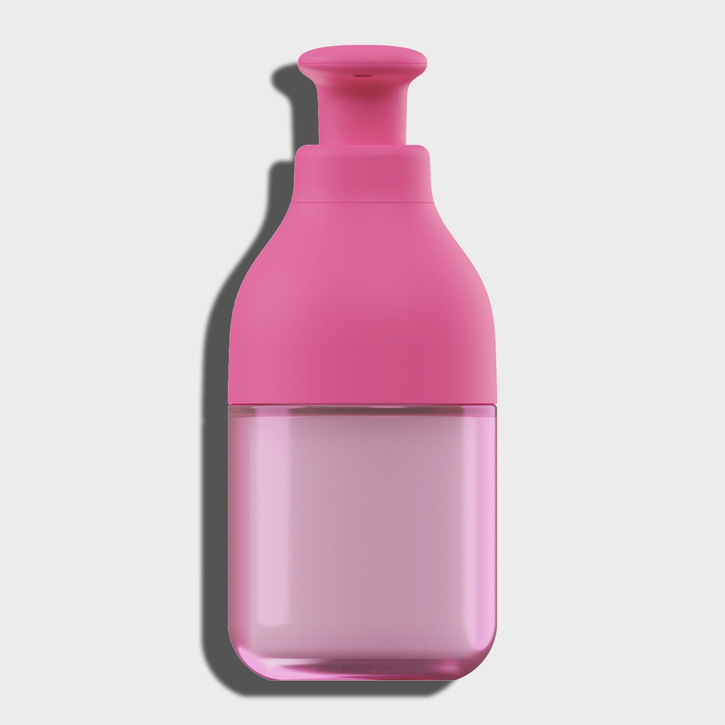 Hot Pink Body Wash Bottle