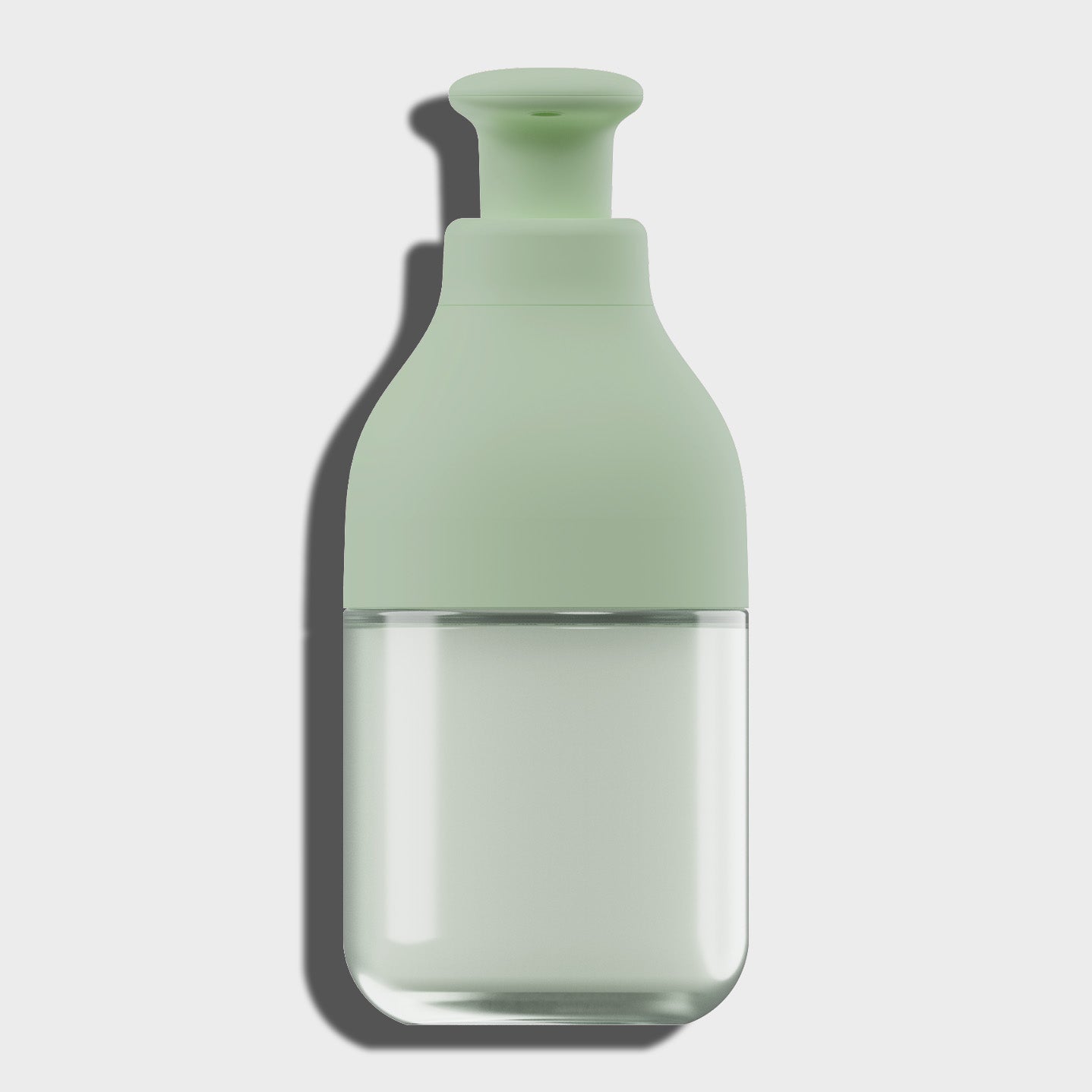 Mint Green Body Wash Bottle
