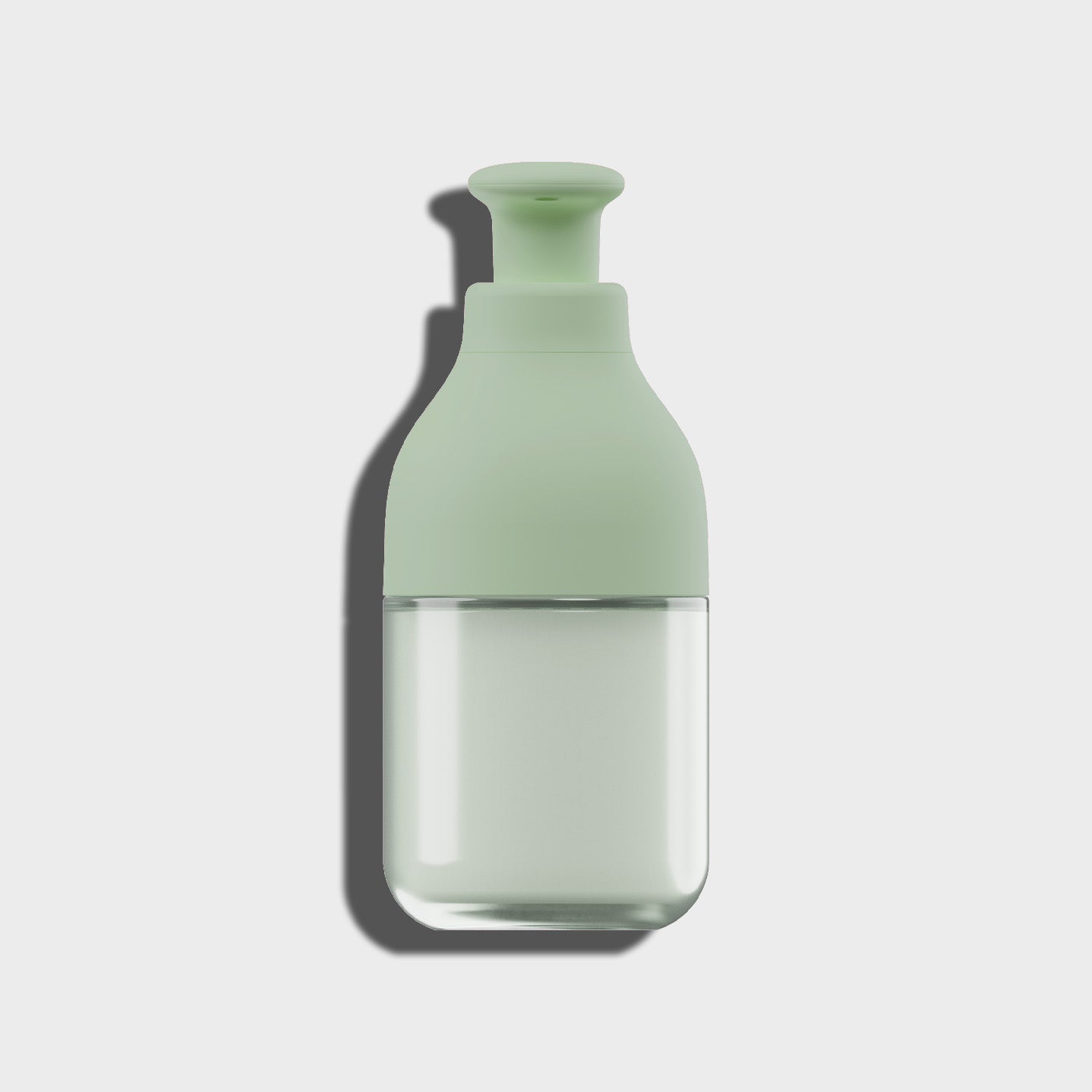 Mint Green Body Wash Bottle